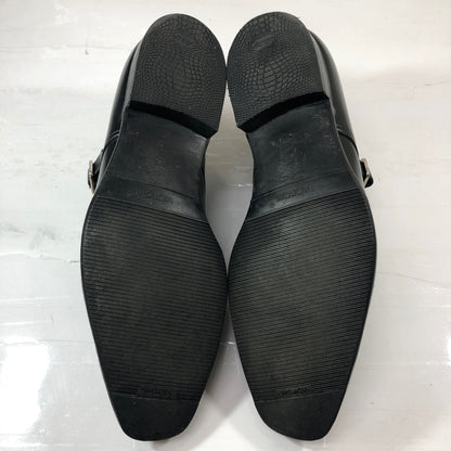 クロケット＆ジョーンズ SEYMOUR ダブルモンク カーフ ブラック サイズUK6.5D Crockett & Jones 約25.0cm【AFC47】