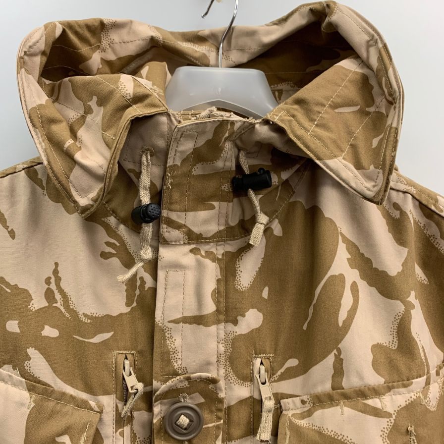 美品◆イギリス軍 コンバットスモックジャケット カモフラ柄 メンズ サイズ170/104 ベージュ系 【AFB34】