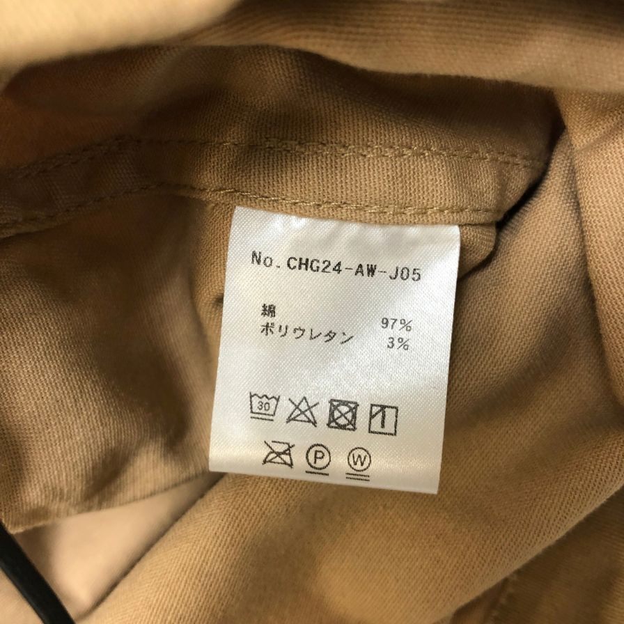 美品◆キャプテンズヘルムゴルフ 長袖Tシャツ ドローストリング ベージュ サイズM メンズ Cph/Golf 【AFB9】
