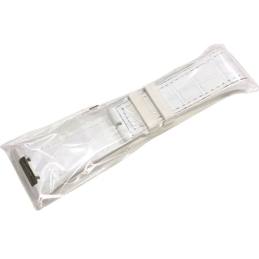 フランクミュラー ヴァンガード V45用 クロコ ラバーバンド メンズ ホワイト FRANCK MULLER【AFI14】