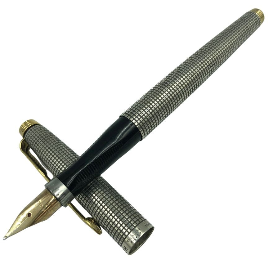Parker スターリング　ペン先14K 万年筆 パーカー 万年筆 スターリングシルバー ペン先14K PARKER【AFI7