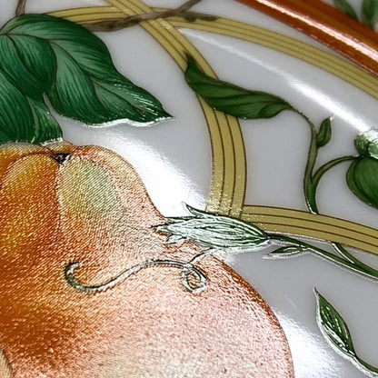 エルメス シエスタ ディーププレート 花柄 総柄 約19.5㎝ HERMES【AFI28】【中古】