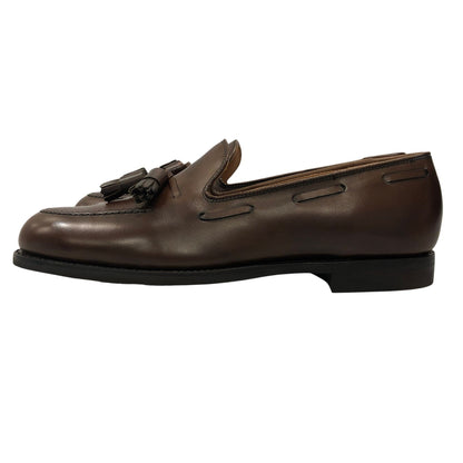 クロケット&ジョーンズ ローファー MAINE ビームスF別注 ダークブラウンカントリーカーフ サイズ5E ブラウン CROCKETT&JONES ローファー 約24.0cm【LA】【中古】