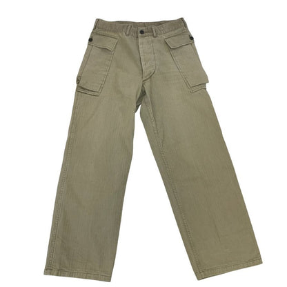ウェアハウス コットン LOT1098 トラウザーズ  カーゴパンツ カーキ メンズ サイズ31 warehouse 【AFB14】