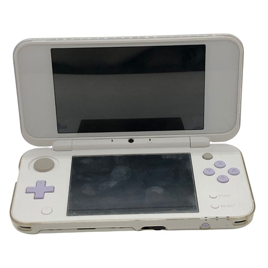 任天堂 New ニンテンドー 2DS LL 本体 ラベンダー ホワイト 通電確認 Nintendo【AFI19】【中古】