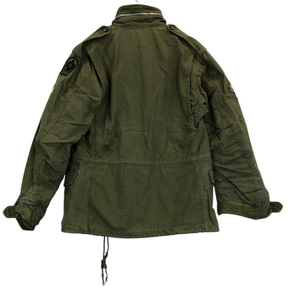 中古■M-65 U.S ARMY 米軍支給 ミリタリージャケット 67~71年生産 セカンドモデル アルミジップ サイズS 【AFA10】