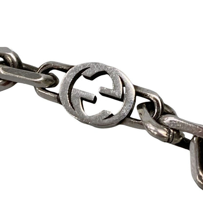 グッチ ブレスレット インターロッキングG シルバー925 メンズ GUCCI
