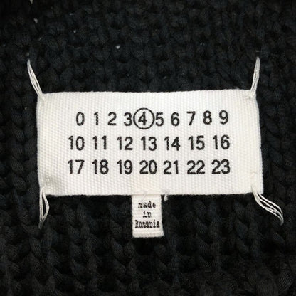 美品◆エムエムシックスメゾンマルジェラ 19AW ニットワンピース ローゲージ ブラック レディース サイズS MM6 Maison Margiela 【AFB56】