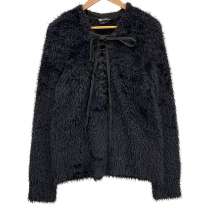 極美品◆トムフォード トップス セーター フロント紐 ウール艮 イタリア製 レディース サイズＭ ブラック TOMFORD 【AFB6】