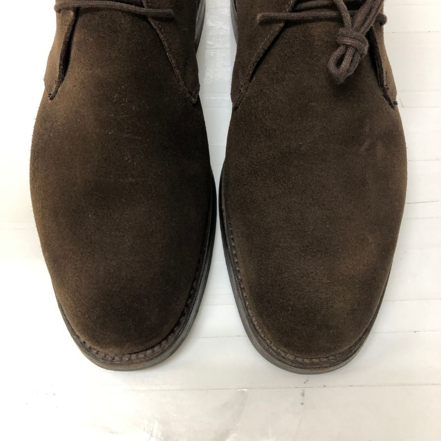 クロケット＆ジョーンズ チャッカブーツ スエード チルターン ダークブラウン サイズUK7.5E メンズ Crockett&Jones 約26.0cm【AFD4】