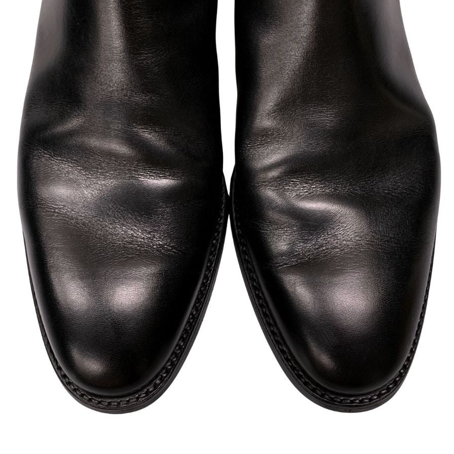 クロケット&ジョーンズ サイドゴアブーツ チェルシー8 シティソール メンズ サイズ6E ブラック 341ラスト CROCKETT&JONES CHELSEA 約24.5cm【AFD15】