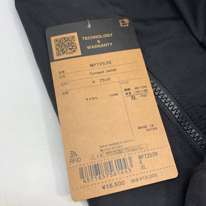 新品同様◆ザ ノース フェイス NP72530 コンパクトジャケット ブラック メンズ サイズXL THE NORTH FACE 【AFA6】