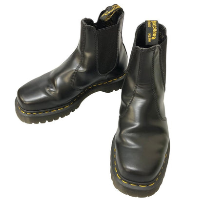 ドクターマーチン サイドゴアブーツ レザー スクエア 2976 BEX SQUARED ブラック UK6 Dr.Martens 約25.0cm【AFD2】