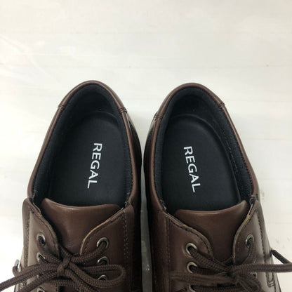 リーガル レザースニーカー Uモカ GORE-TEX ブラウン メンズ サイズ24.5EEE 81JL REGAL 約24.5cm【AFD14】