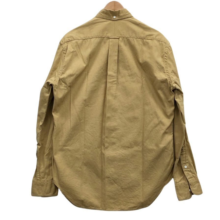 極美品◆ギットマン ヴィンテージ 長袖シャツ ボタンダウン アメリカ製 コットン メンズ カーキ サイズM GITMAN VINTAGE 【AFB9】