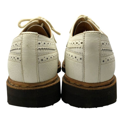 パラブーツ セヴィリエ ウイングチップ ホワイト グレインレザー サイズUK7  Paraboot 約26.0cm【AFD13】