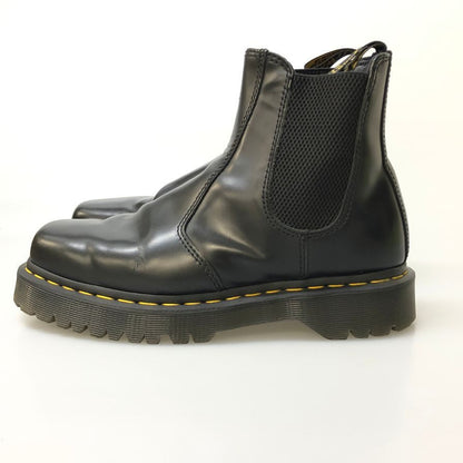 ドクターマーチン サイドゴアブーツ レザー スクエア 2976 BEX SQUARED ブラック UK6 Dr.Martens 約25.0cm【AFD2】