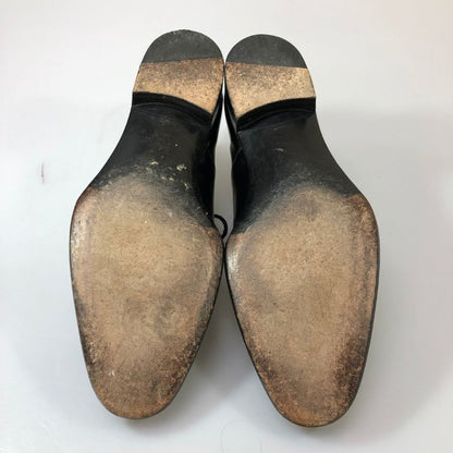 大塚製靴 for ISETAN MEN'S Limited レザーシューズ ストレートチップ メンズ ブラック サイズ25.5 Otsuka 約25.5cm【AFC52】