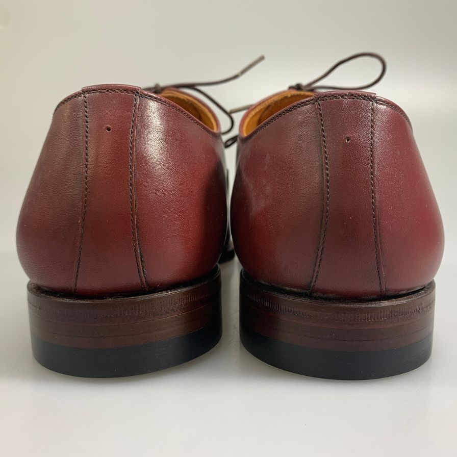 スコッチグレイン パンチドキャップトゥ カーフ バーガンディ サイズ26EEE SCOTCHGRAIN ビジネスシューズ 約26.0cm【LA】【中古】