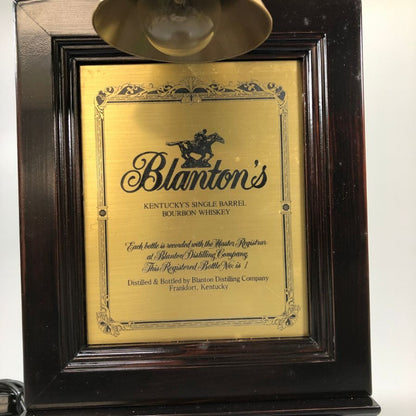 ブラントン ボトルランプ ディスプレイ ライト  ノベルティ ブラウン Blanton's【AFI28】【中古】