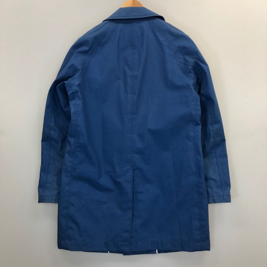 中古◆ナナミカ ショート丈トレンチコート ゴアテックス サイズS ブルー系 nanamica 【AFB8】