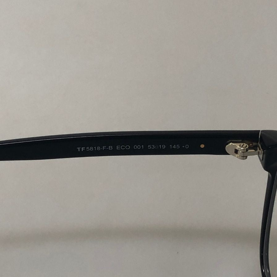 トムフォード  メガネ サングラス   TF 5818-F-B ECO 001 53□19 ブラック TOM FORD【AFB54】