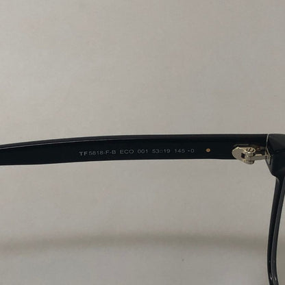 トムフォード  メガネ サングラス   TF 5818-F-B ECO 001 53□19 ブラック TOM FORD【AFB54】