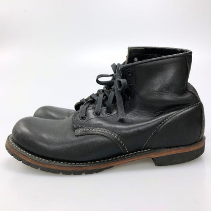 レッドウイング レザーブーツ 9014 ベックマン  ブラック サイズUS8.5D メンズ REDWING 約26.5cm【AFC31】