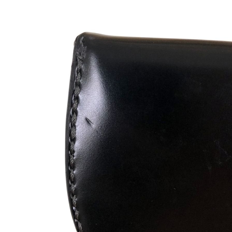 ソメスサドル コインケース 馬蹄型 コードバン ブラック メンズ SOMES SADDLE