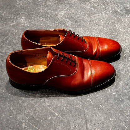 クロケット&ジョーンズ レザーシューズ  SUBS コノート ストレートチップ カーフ ブラウン メンズ サイズUK7E CROCKETT&JONES ビジネスシューズ 約25.5cm【LA】【中古】