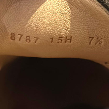 パラブーツ レザーシューズ ダブルモンクストラップ ウィリアム スエード メンズ ブラウン サイズ7.5 Paraboot WILLIAM ビジネスシューズ 約26.0cm【LA】【中古】