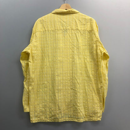 中古◆ビソウン スリーピングシャツ ジャケット 26S-BIS-SH22F イエロー メンズ サイズ4 BISOWN 【AFB2】