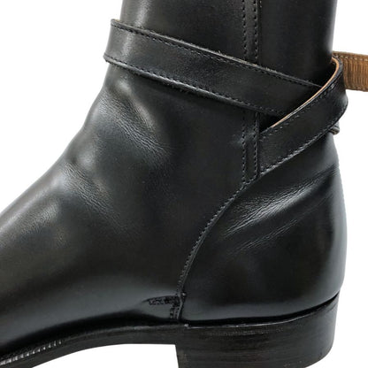 シュナイダーブーツ ジョッパーブーツ 52ラスト サイズ6.5 カーフレザー ブラック Schnieder Boots Jodhpurs Boots ブーツ 約25.0cm【LA】【中古】