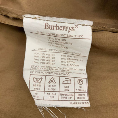 中古◆バーバリー バルカラーコート 90年代 旧タグ ブラウン メンズ サイズ表記なし Burberry 【AFB32】