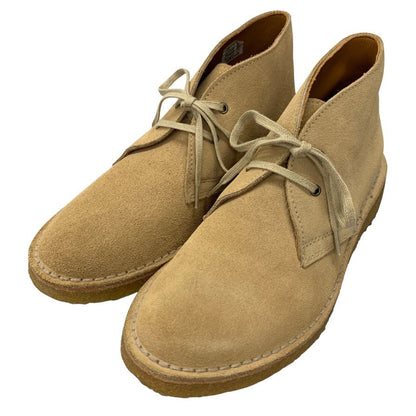 ロイドフットウェア レザーシューズ チャッカブーツ スエード クレープソール メンズ サイズ39 ベージュ系 Lloyd Footwear 約24.0cm【AFD4】