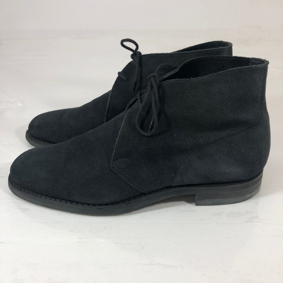 クロケット＆ジョーンズ SOMERSET  チャッカブーツ スエード ブラック サイズUK6E Crockett & Jones 約25.0cm【AFC53】