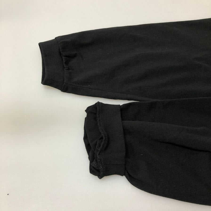 極美品◆フィア オブ ゴッド エッセンシャルズ ロゴプリント ロングスリーブTシャツ ブラック サイズXL 長袖 ロンT FEAR OF GOD ESSENTIALS 【AFB39】