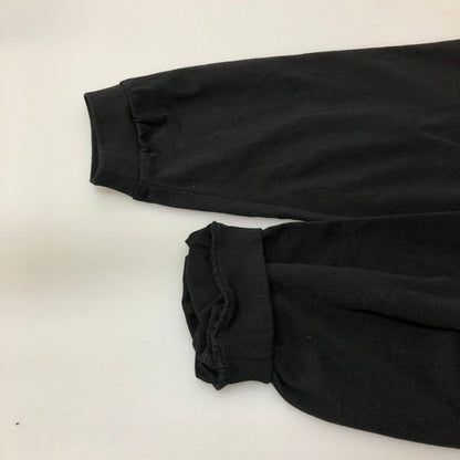 極美品◆フィア オブ ゴッド エッセンシャルズ ロゴプリント ロングスリーブTシャツ ブラック サイズXL 長袖 ロンT FEAR OF GOD ESSENTIALS 【AFB39】