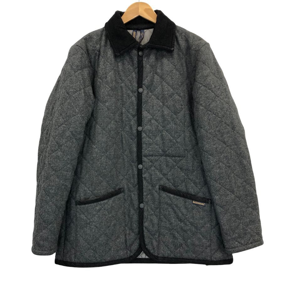 中古◆ラベンハム キルティングジャケット ウール メンズ グレー サイズ36 LAVENHAM 【AFB25】