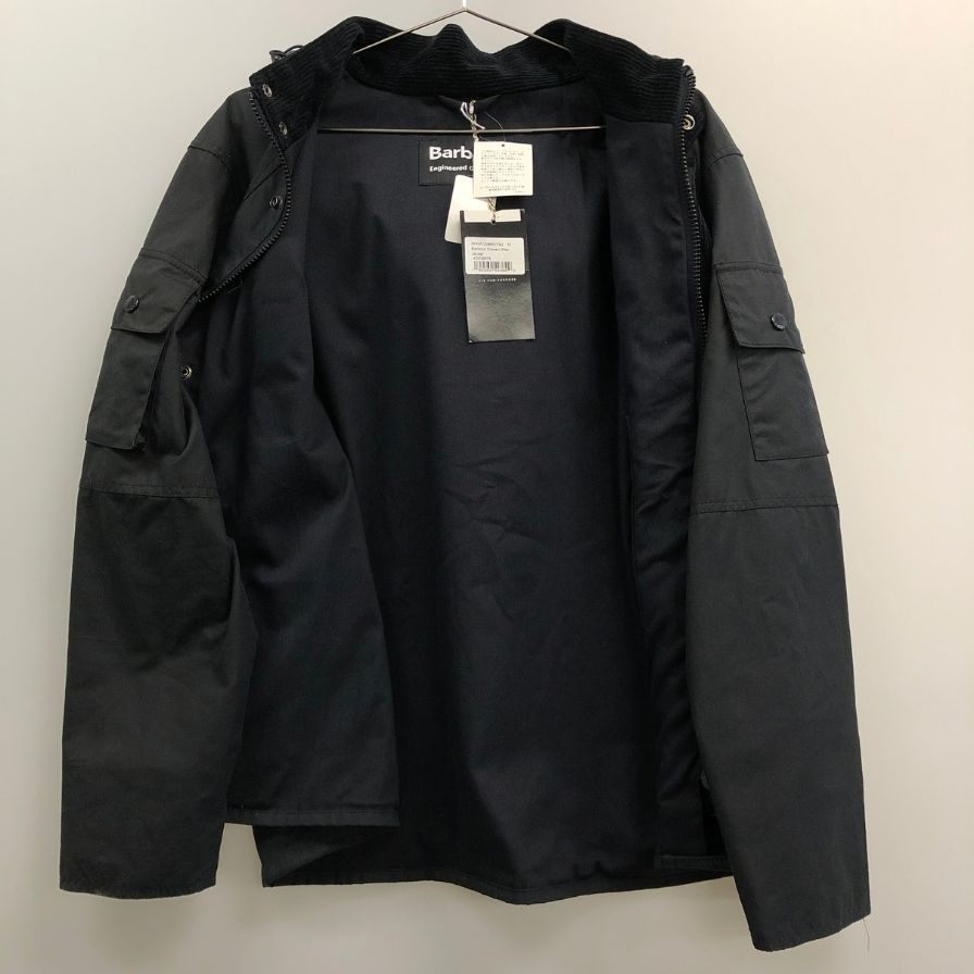 極美品◆バブアー×エンジニアードガーメンツ 19AW オイルドジャケット COWEN WAX JACKET ブラック メンズ サイズM 1902077 Barbour×Engineered Garments 【AFA3】
