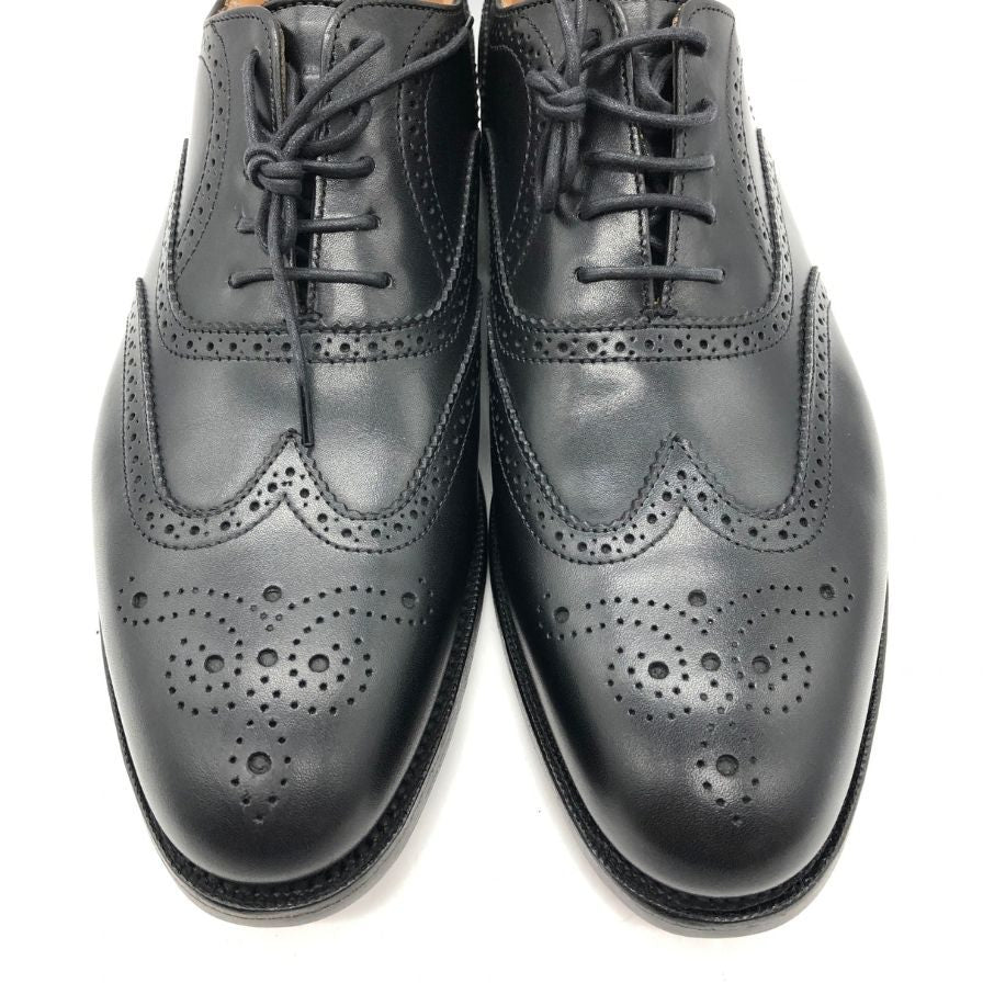 アルフレッド サージェント レザーシューズ ウィングチップ ブラック メンズ サイズ7 Alfred Sargent 約25.5cm【AFD8】