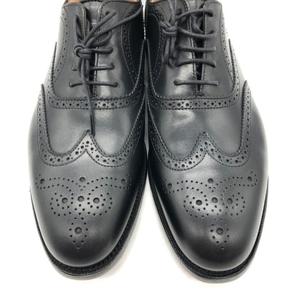 アルフレッド サージェント レザーシューズ ウィングチップ ブラック メンズ サイズ7 Alfred Sargent 約25.5cm【AFD8】