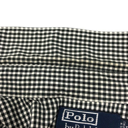 ポロ バイ ラルフローレン ウエスタンシャツ ギンガムチェック メンズ サイズL Polo by Ralph Lauren RL WESTERN【LA】