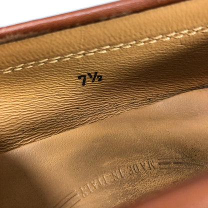 トッズ ローファー ドライビング カーフ ブラウン サイズ7.5 TODS 約26.5cm【AFC53】