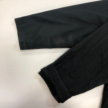 中古◆ポロラルフローレン ハーフコート 90年代 中綿ライナー付き ブラック メンズ サイズL Polo Ralph Lauren 【AFB9】