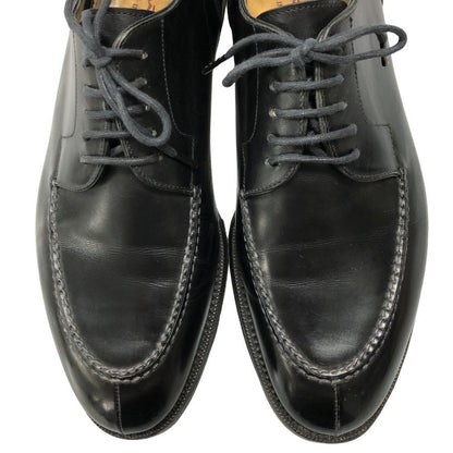 サントーニ レザーシューズ 51071 Uチップ メンズ サイズ6.5 ブラック Santoni 約26.5cm【AFC44】