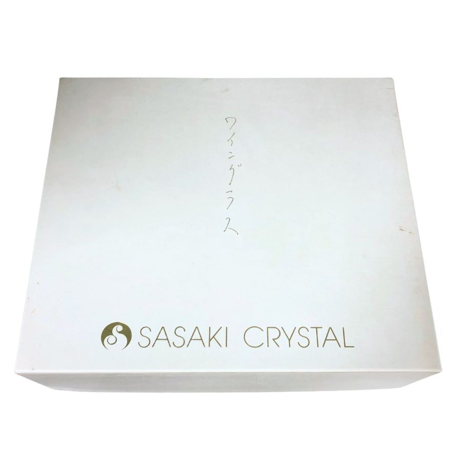 ササキクリスタル ワイングラス 3個セット 佐々木 SASAKI CRYSTAL【AFI23】【中古】