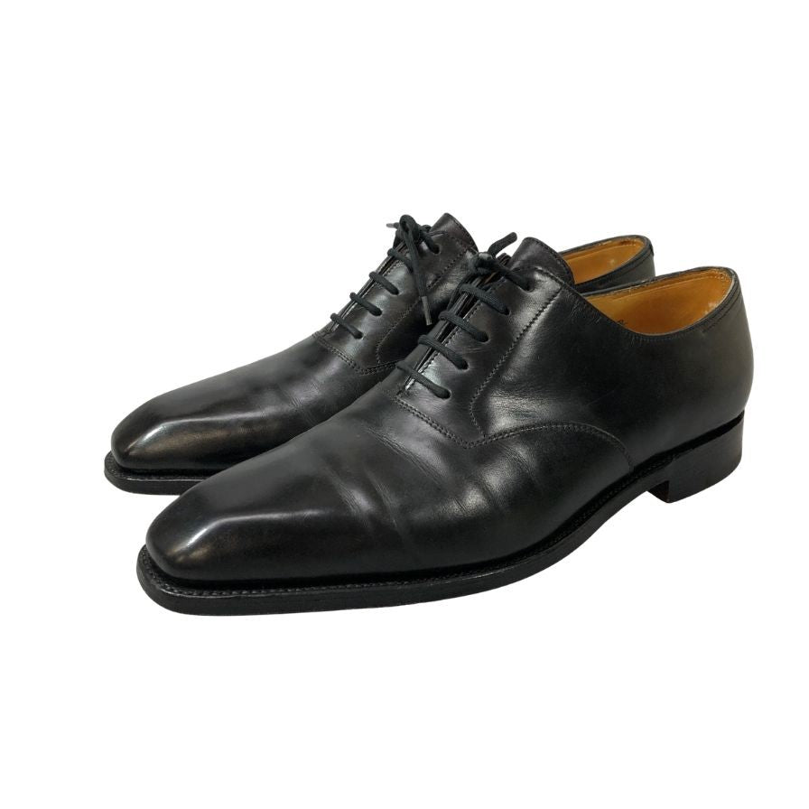 ジョンロブ プレーントゥ CHELMER チェルマー チゼルトゥ カーフ ブラック サイズUK7E JOHNLOBB ビジネスシューズ 約25.5cm【LA】【中古】