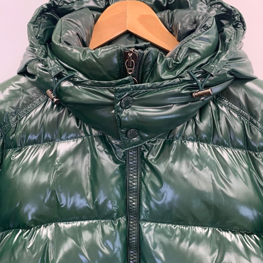 中古◆モンクレール マヤ ダウンジャケット レディース サイズ 5 グリーン  MONCLER MAYA 【AFA3】