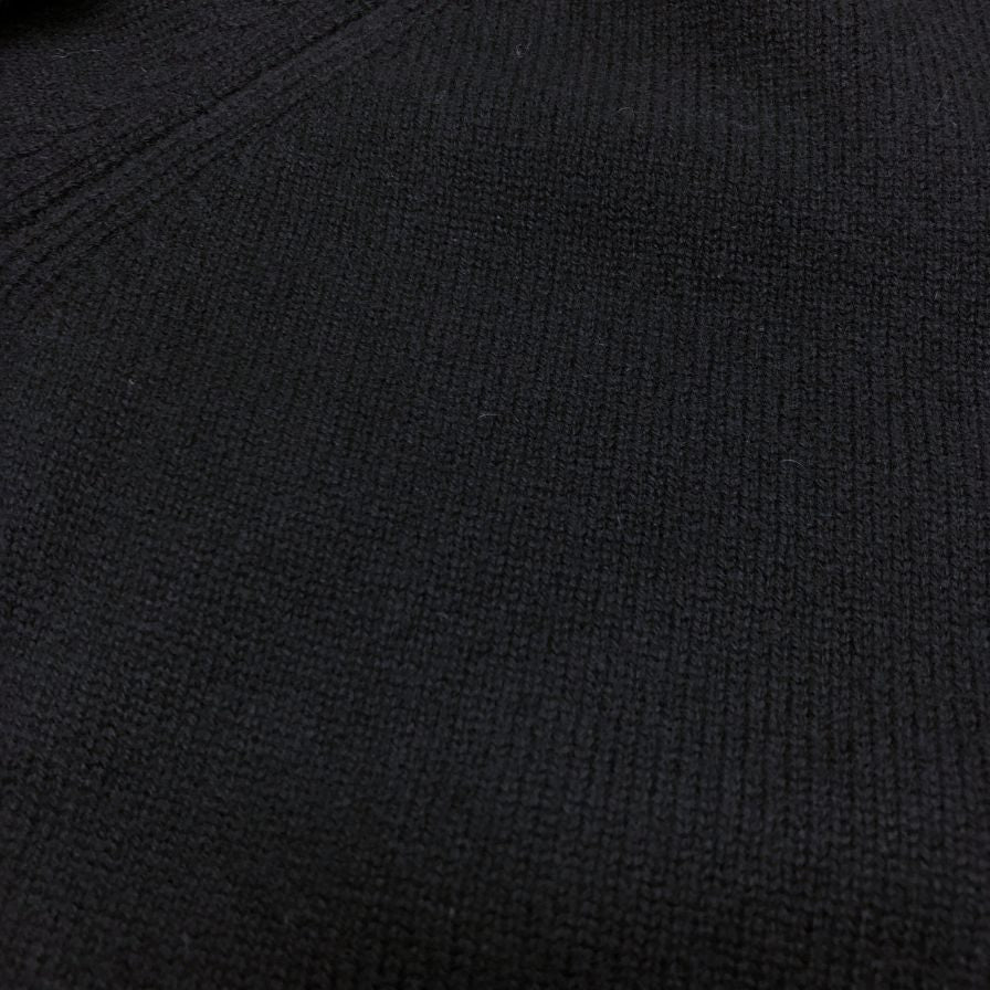極美品◆ジバンシー ニット セーター ミドルネック メンズ カシミア100%  サイズL ブラック BW90304Z2U GIVENCHY 【AFB24】